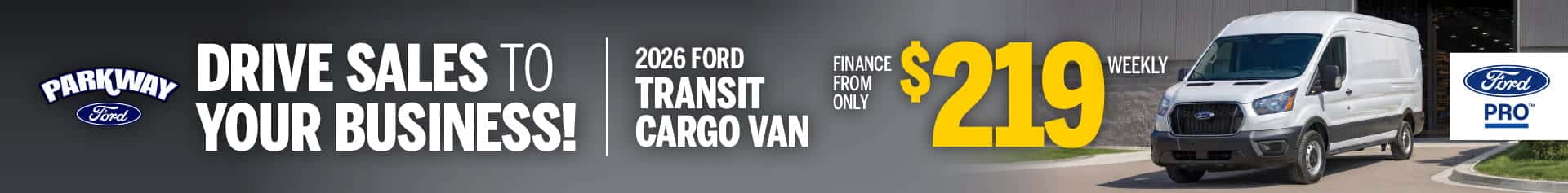 Ford Transit Cargo Finance Deals low APR